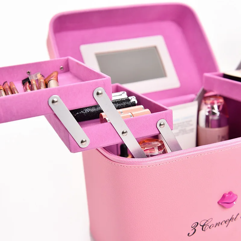 ONEUP Большая профессиональная коробка для хранения косметики коробки ювелирных