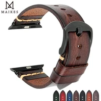 new arrival watch accessories apple watch bands 42mm 44mm apple watch strap 38mm 40mm genuine leather skull relief buckle