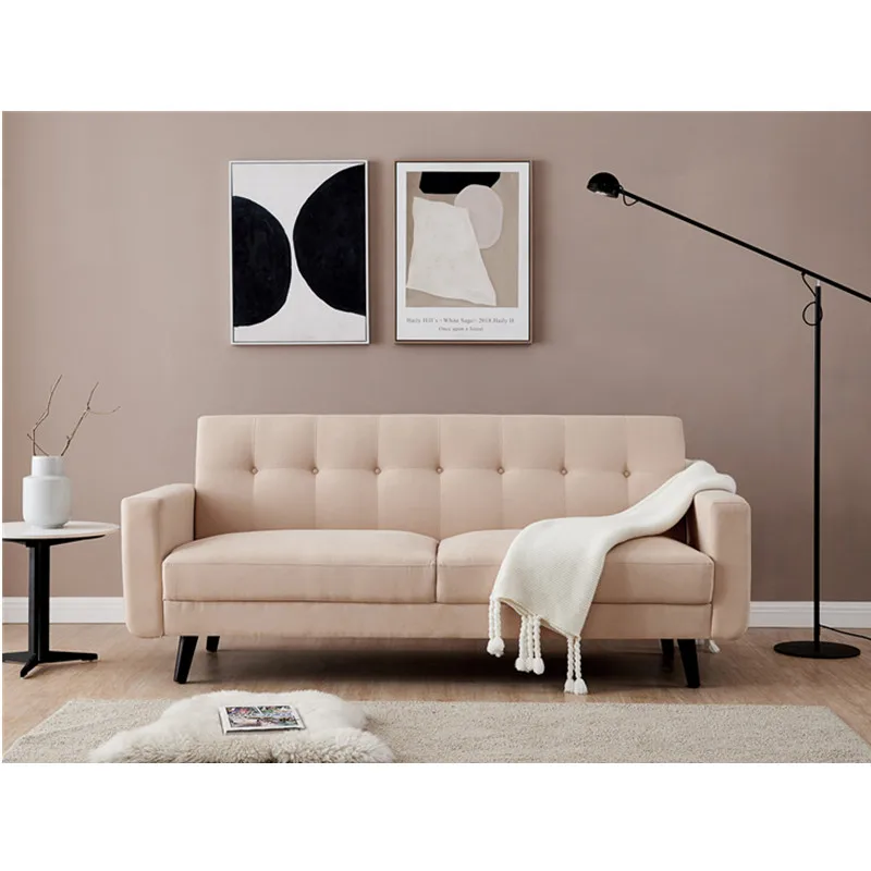 Современный диван среднего века ткань из полиэстера 79 дюймов w Blue Living Rioom мебель