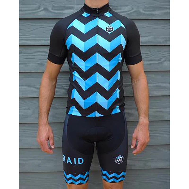 Комплект велосипедный KOMRAID UK мужской быстросохнущая Джерси с короткими рукавами