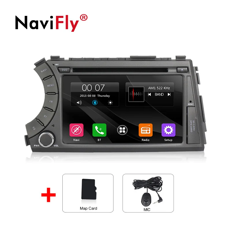 Gps навигация для Ssangyong Kyron Actyon автомобильный DVD мультимедийный плеер со стерео Bluetooth Камера заднего вида DVR USB SD карта - Цвет: model