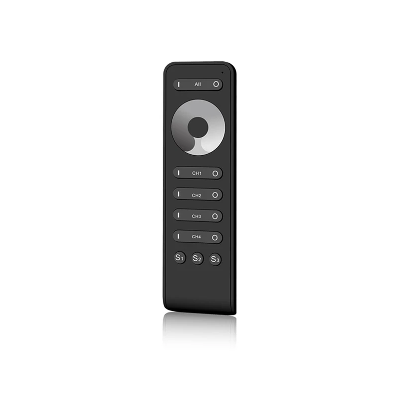 

New Led Strip RF to 4 Channels 0-10V Converter Dimmer 12V 110V 230V Dual Input;4CH 20mA Output Wireless Remote 0-10V Dim Switch