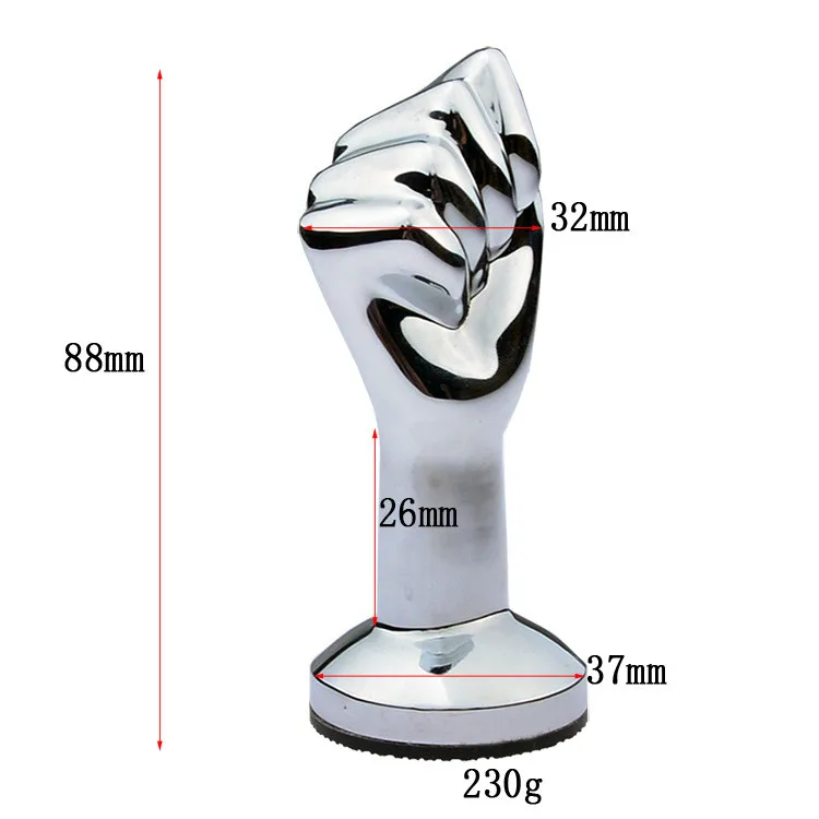 Металлическая Анальная пробка с кулаком для женщин Вагина из нержавеющей стали