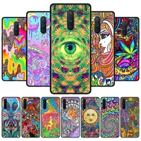 Black Cover Case for OnePlus Nord N10 Pro N100 N200 NordCE Funda Soft Phone Coque Abstract Pattern Art