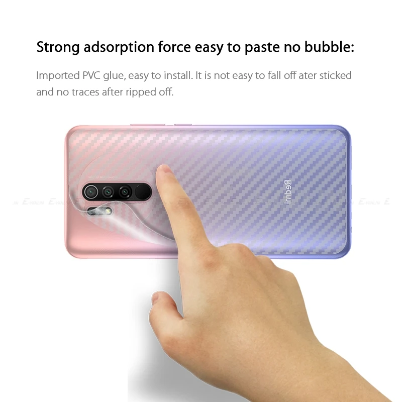 Задняя крышка из углеродного волокна пленка для Xiaomi Redmi 9A 9C NFC 9i 9 9T Prime 6 Pro Защитная
