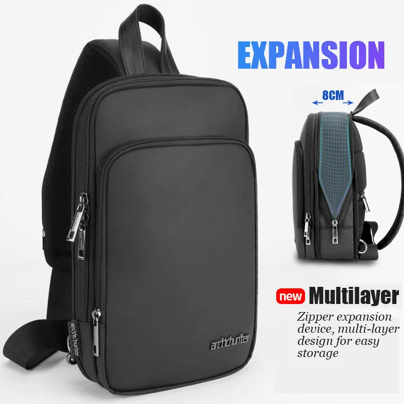 ARCTIC HUNTER Мужская многофункциональная сумка через плечо для отдыха на открытом