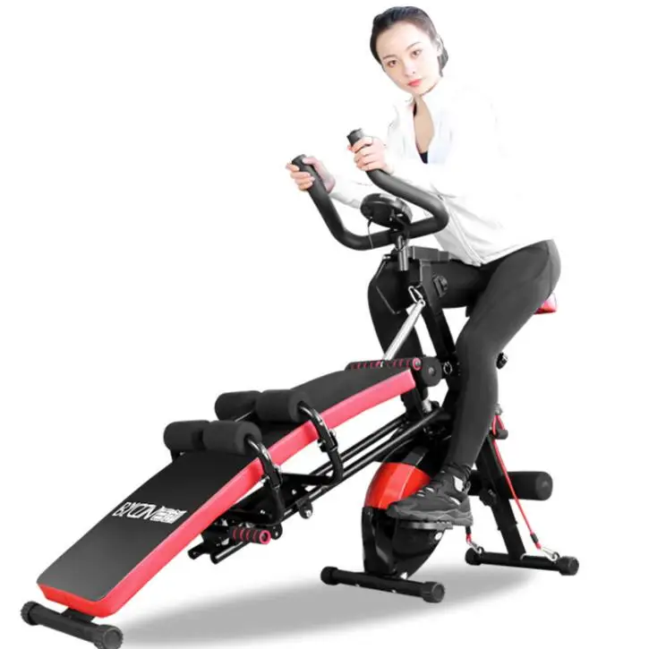 Bai Chuang combination fitness equipment supine board abdomen thin waist beauty machine multi-function magnetic control ex | Спорт и