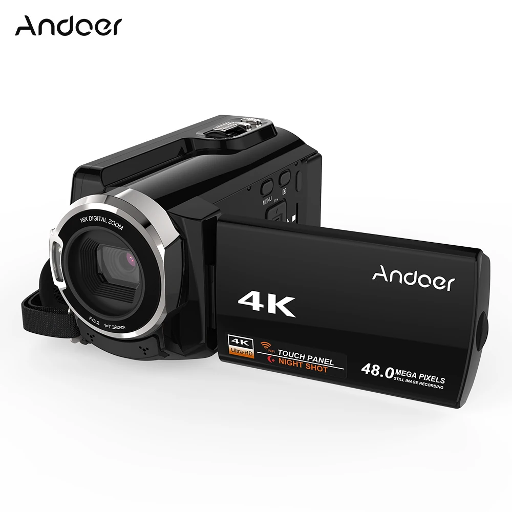 Andoer HDV 534K 4K 48MP цифровая камера с Wi Fi для видео Камера 1080P разрешением высокой