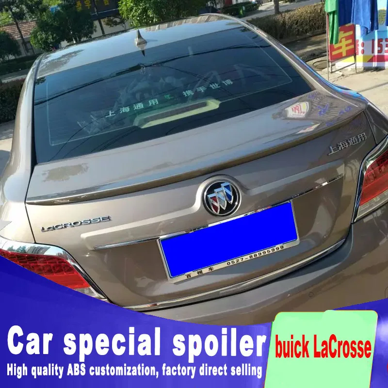 Спойлер для buick LaCrosse 2009 2010 2011 2012 черно-белая краска из высококачественного