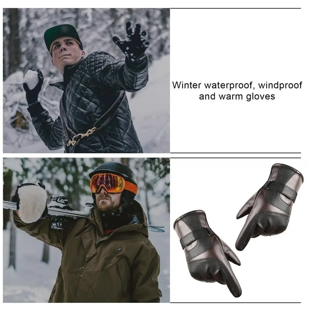 

Touch Screen Winter Ski Gloves Waterproof And Windproof Suitable For Motorcycle Riding Bicycle Riding Snow Sports