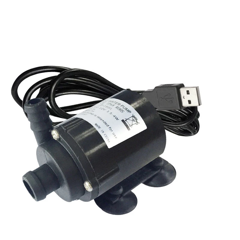 Водяной мини насос на солнечной батарее DC 6 В/12 В циркуляционный с бесщеточным