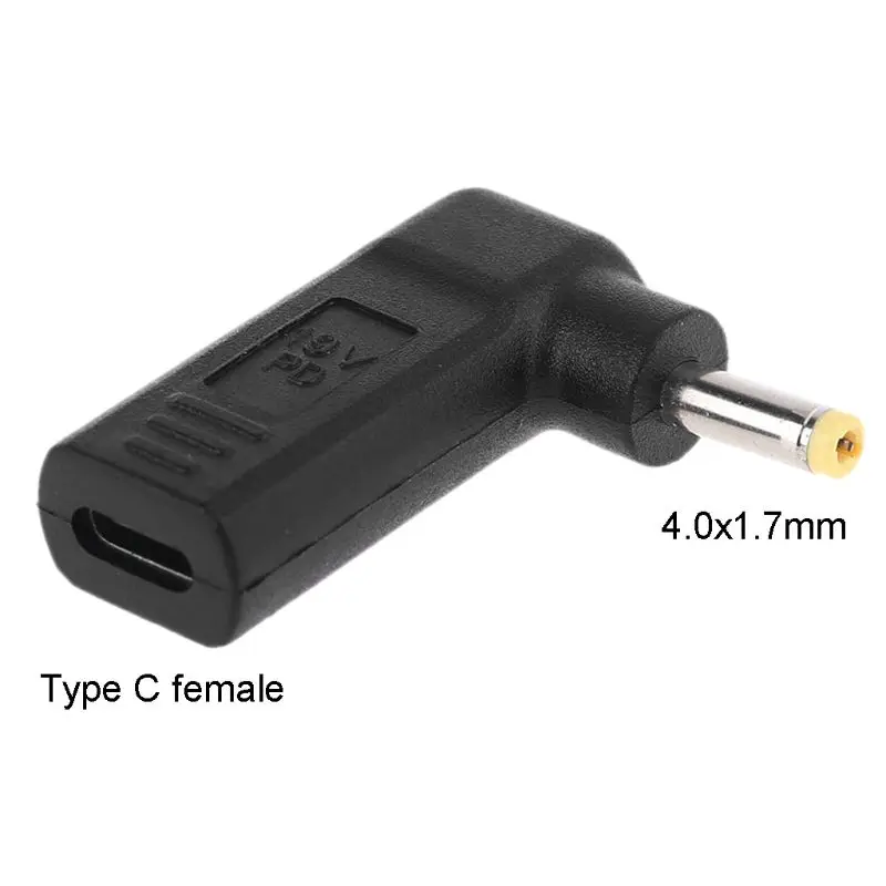 USB Type C разъем DC Jack адаптер питания USB-C Женский до 4 0x1 7 мм Мужской конвертер для