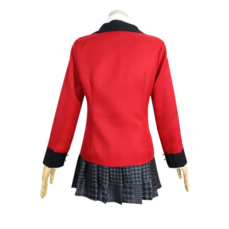 

Set Anime Kakegurui Cosplay Costume Halloween Jabami Yumeko Lgarashi Sayaka High-Rollers of The Abyss Snake Ghoul Dream Uniform