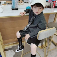 Boy  Flannel Long-Sleeve Shirt Solid Color 2020 Autumn and Winter Children in The Air Childrens Casual Jacket Clothing For Boy