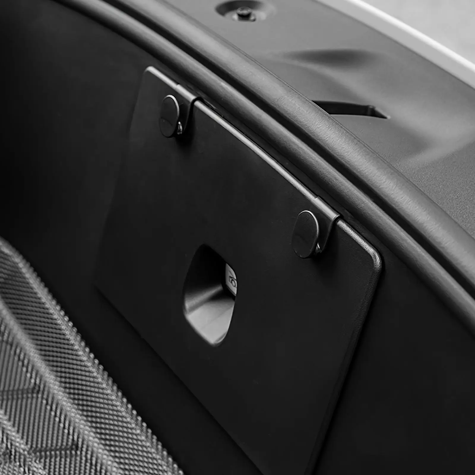 

New 2pcs Car Storage Hook Black Durable Portable Front Compartment Hanging Hook Easy Installation Practical Front Trunk Hook