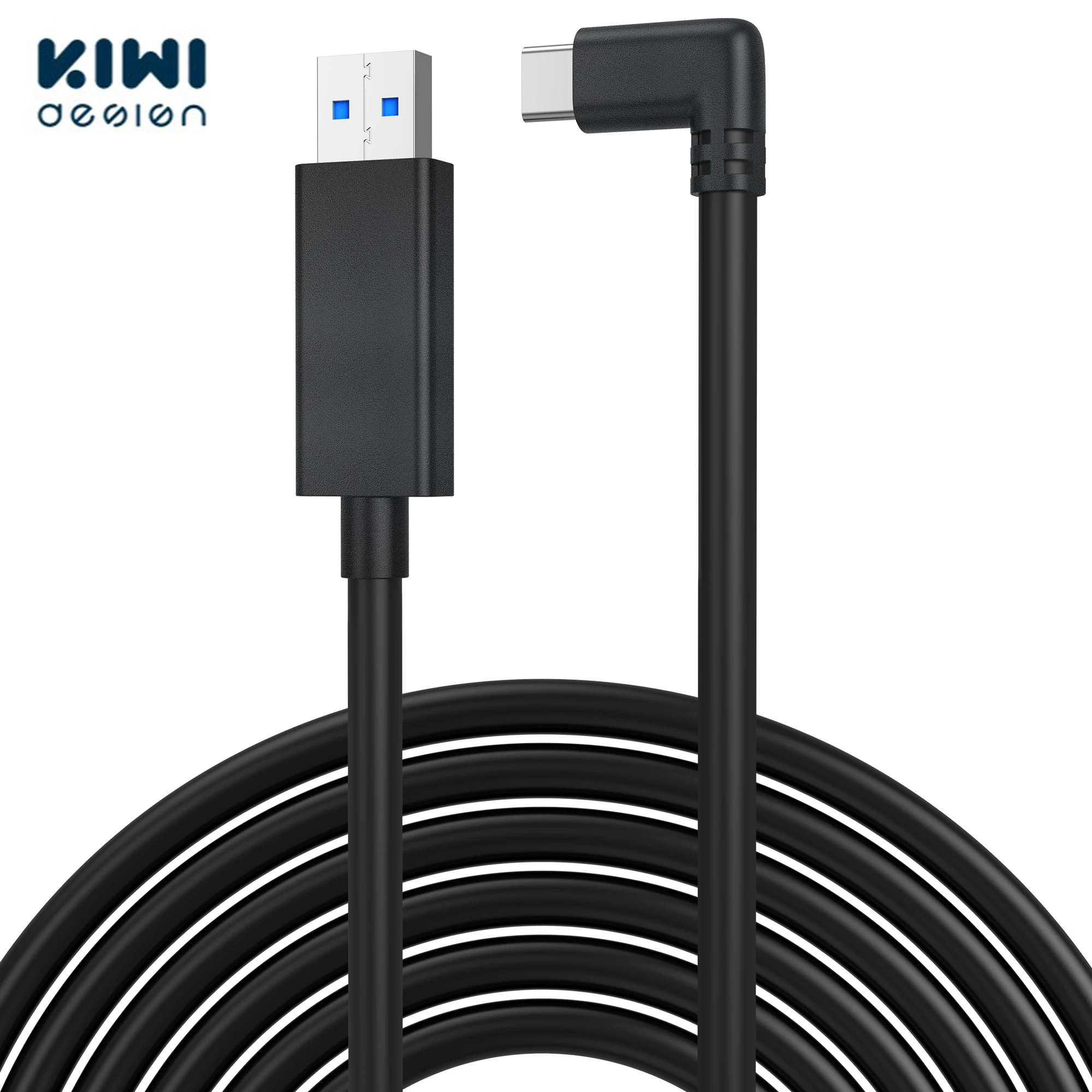Киви дизайн обновление 16 футов (5 м) USB3.0 для Тип C Quest Соединительный кабель Высокое