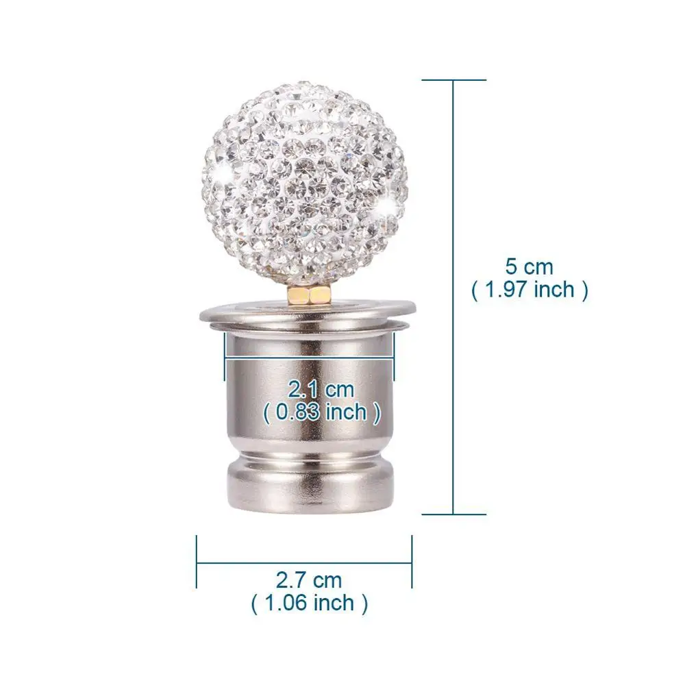 Блестящий машинная Зажигалка для сигарет Замена кнопка извлечения 12V аксессуар