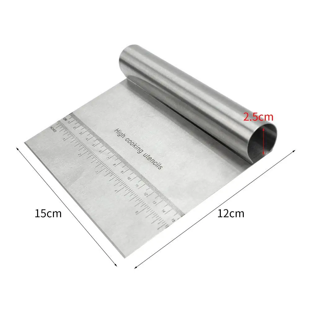 

Sawtooth Butter Cream Smoother Cake Decorations Fondant Smoother Cake Spatulas Baking Tools Kitchenware Stainless Scraper 40P