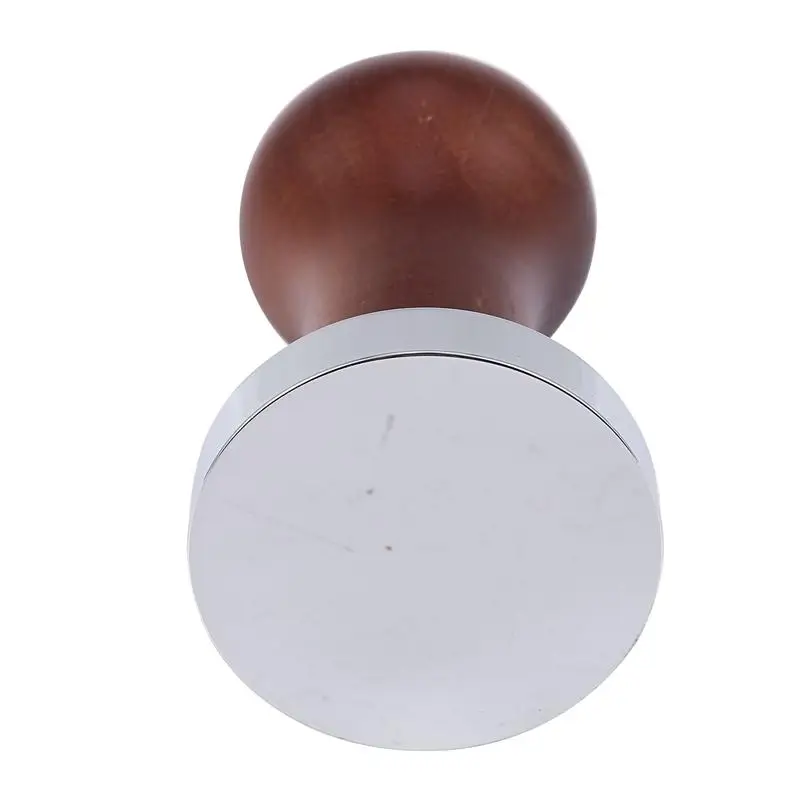 Coffee Tamper Wooden Handle Barista Espresso Machine Grinder 51mm for and Powder Hammer | Дом и сад
