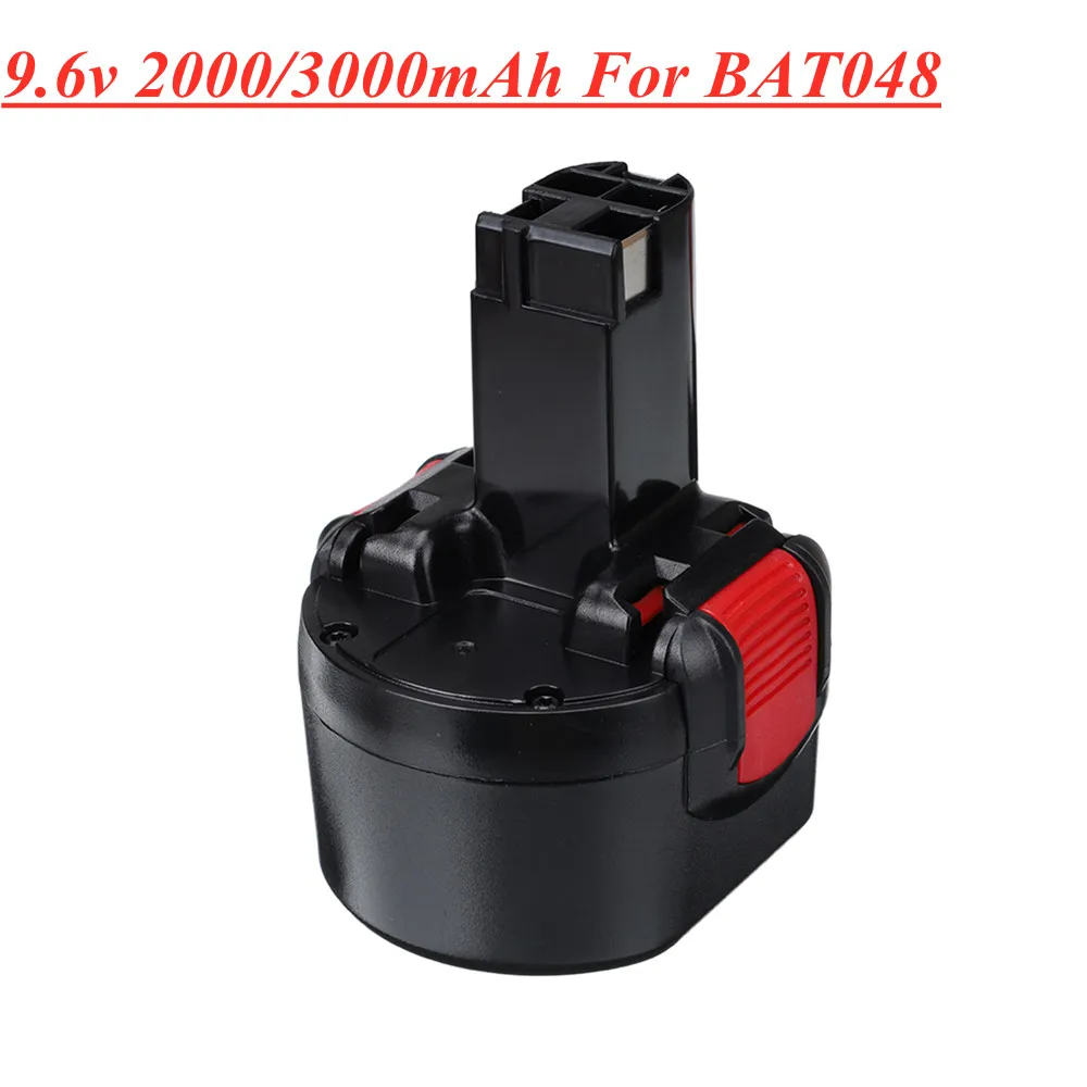 Перезаряжаемый Ni-CD аккумулятор BAT048 9 6 в 2000 мАч для Bosch PSR 960 BH984 BAT119 3000 nimh