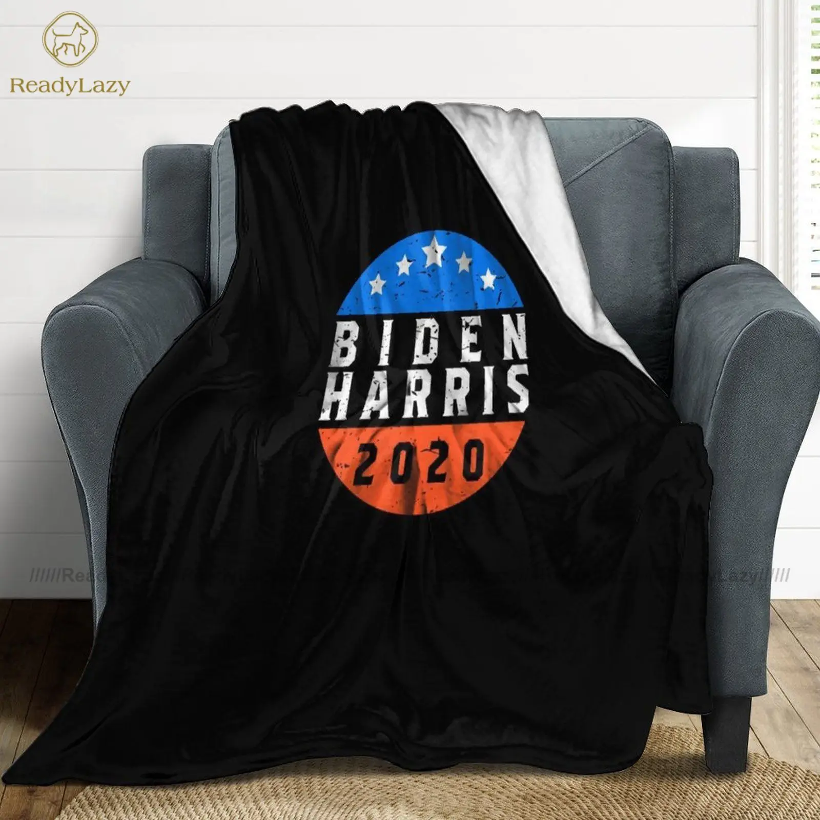 

Joe Biden Blanket Colorful Fleece Blanket Cold Soft Fashion Bedspread