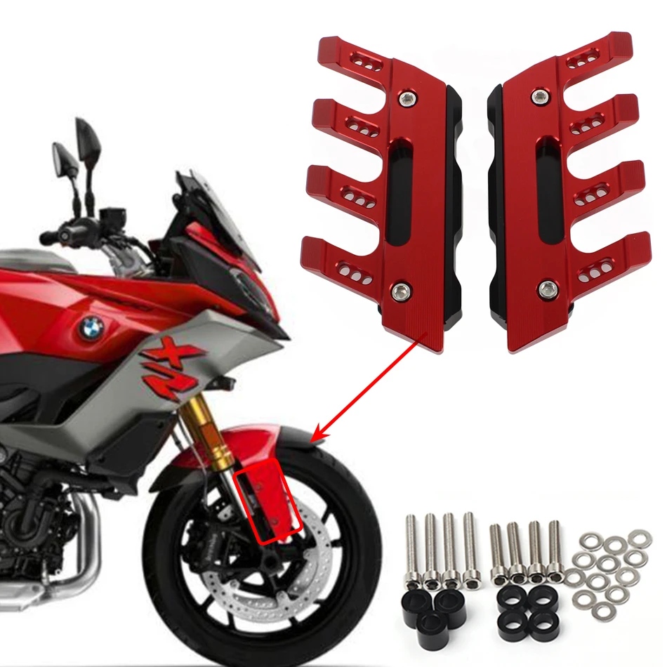 

Motorcycle Front Fender Side Protection Guard Mudguard Sliders For BMW F900XR F900 XR F 900 XR Accessories Universal