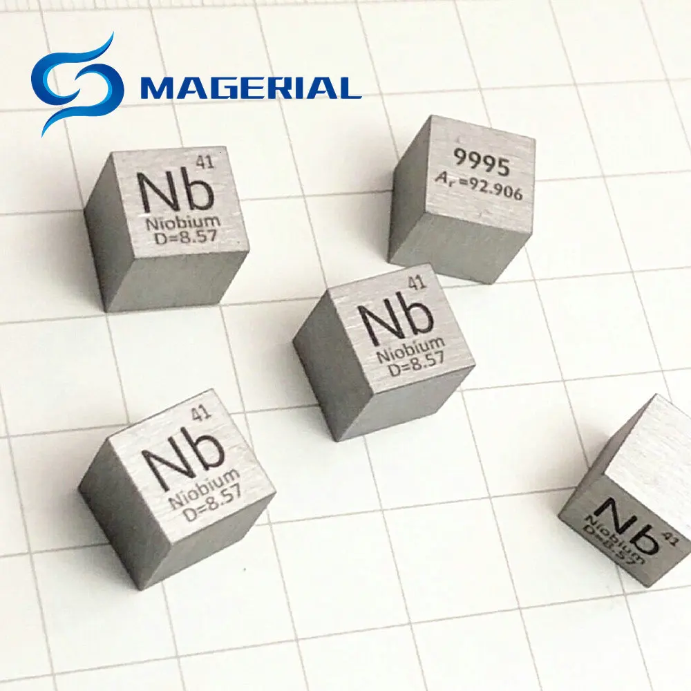 Красочный металлический кубик плотности Niobium Nb 99.99% чистый для коллекции элементов ручной работы DIY хобби ремесла дисплей стекло герметичный