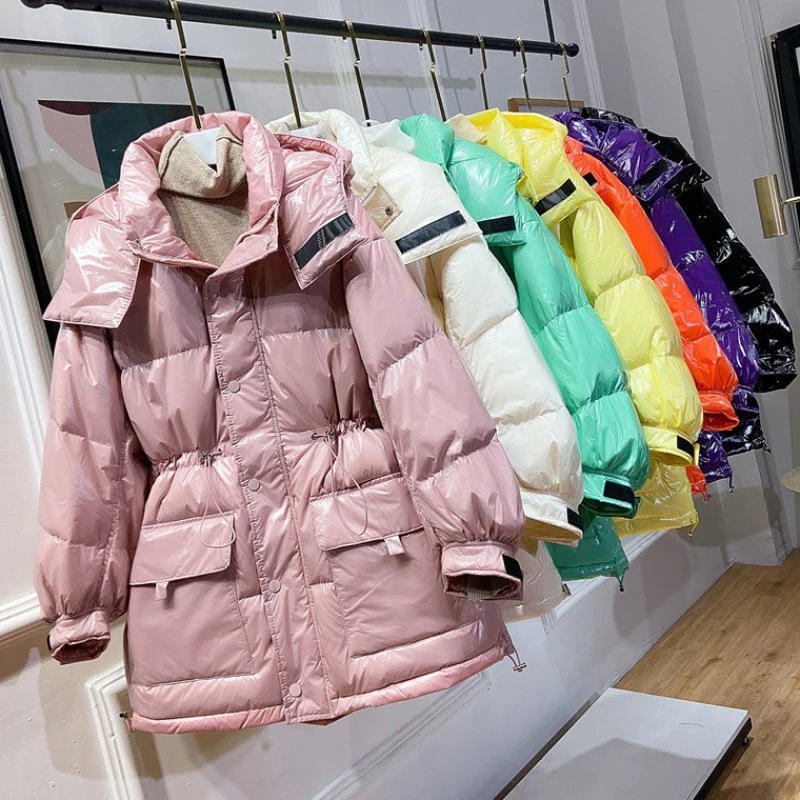 

Пуховик женский зимний с капюшоном, 7 цветов