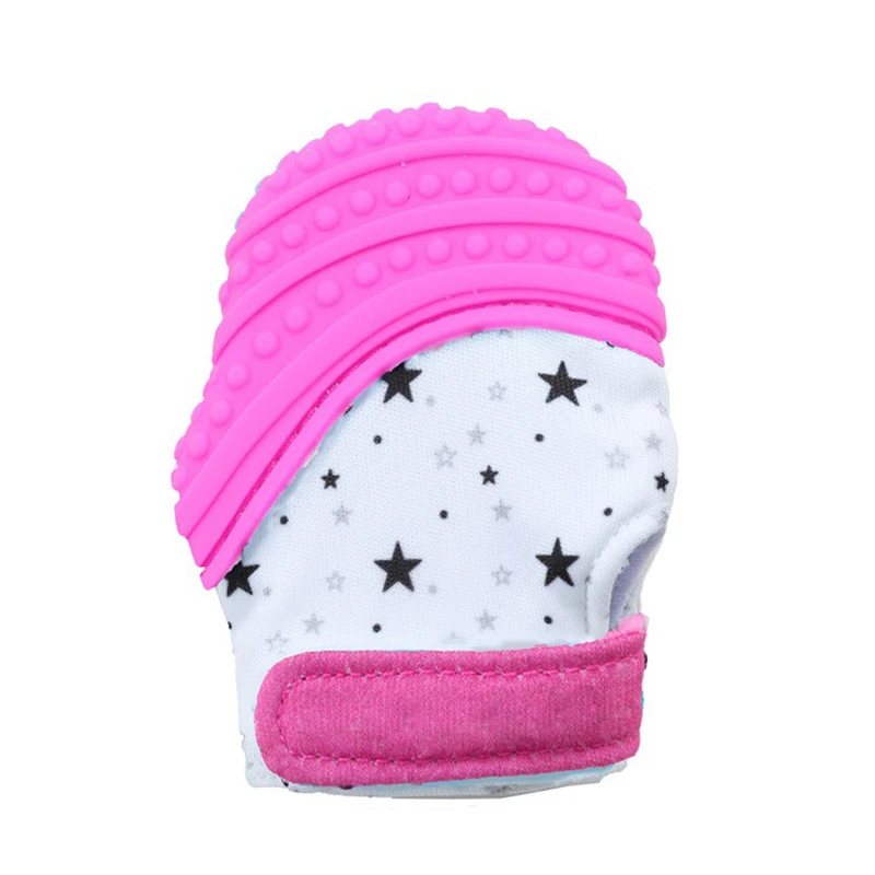 1 шт Детские Прорезыватель для зубов перчатки Стильная футболка с изображением