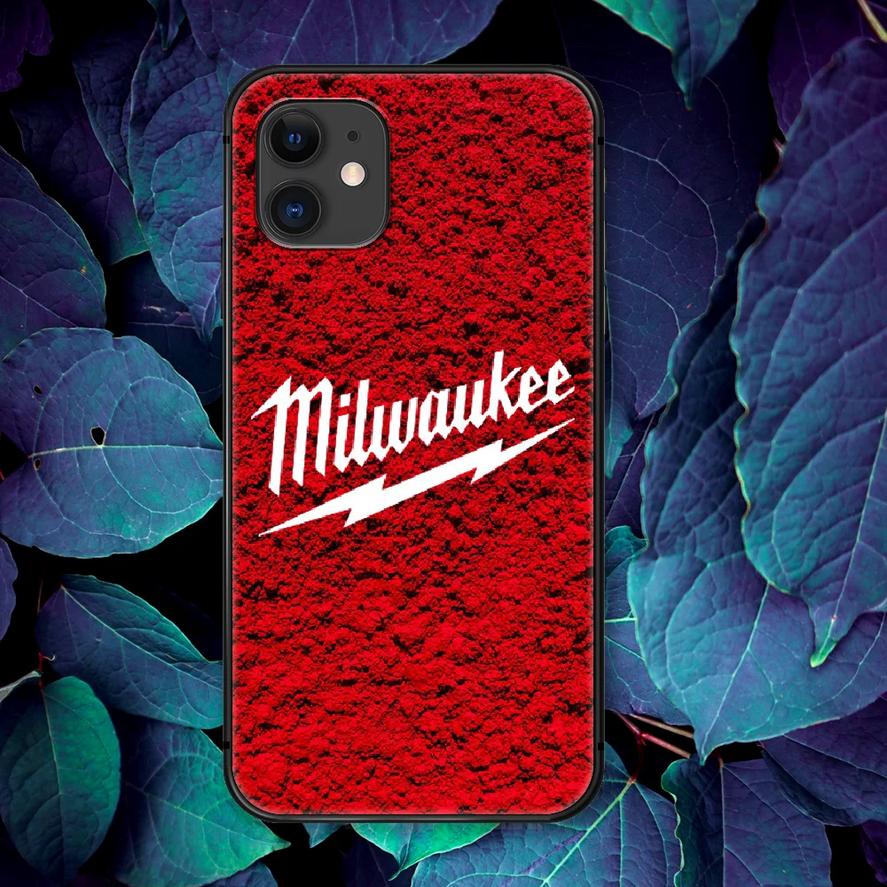 

Milwaukees Toolbox Brand Phone Case For IPhone 4 4s 5 5S SE 5C 6 6S 7 8 Plus X XS XR 11 12 Mini Pro Max 2020 black Waterproof