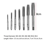 7 шт., быстрорежущие метчики для ручных нарезающих резьбы