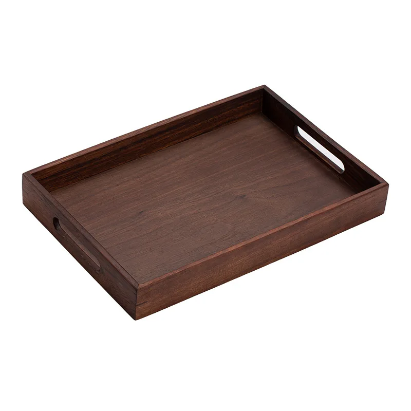 

Handmade Wooden Tea Tray Chinese Afternoon Vintage Big Decorative Tea Tray Cute Serving Bandeja Madera Tea Ceremony Set DL60CP