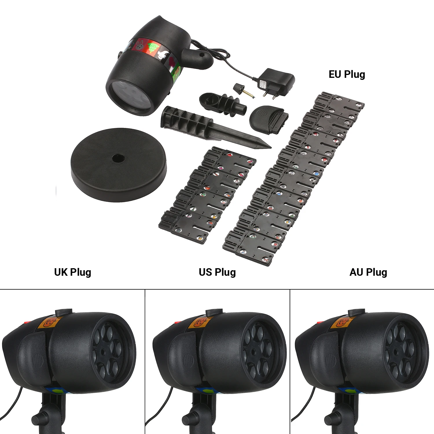 Светодиодная проекционная лампа пленочный проектор декоративные огни с 12