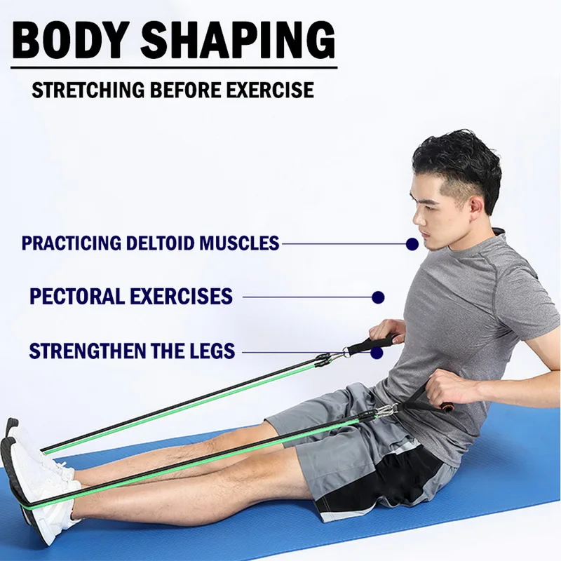 Эластичные Ленты Из Латекса 11 шт./компл. тренировочные упражнения для йоги