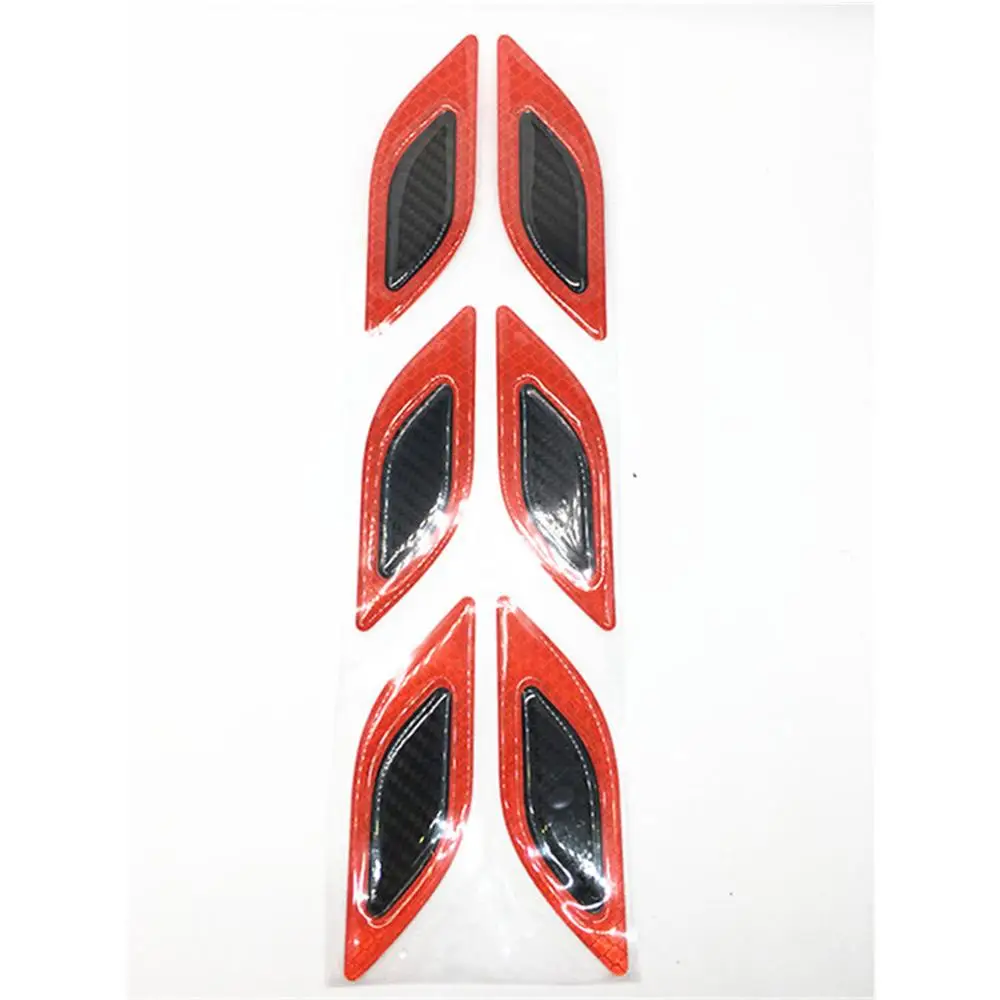Fender-Red Автомобильные светоотражающие полосы Предупреждение ющая лента для стайлинга автомобилей Крыло двери наклейки на багажник Наклейка знак безопасности светоотражающие наклейки предупредительные полоски - Цвет: Fender-Red