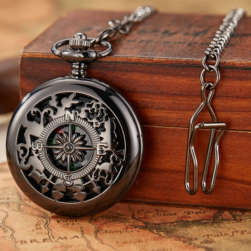 Кварцевые карманные часы в античном стиле роскошный золотистый чехол с полым