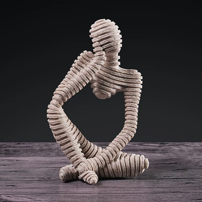 

Creative Thinker Statue Abstract Statue, Make Your Room More Suitable For Office Bedroom Living Room Decoration 2021 New