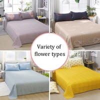 sheet pillow case bedding double bed sheet dormitory single double bed single set multicolor optional single summer hot sale