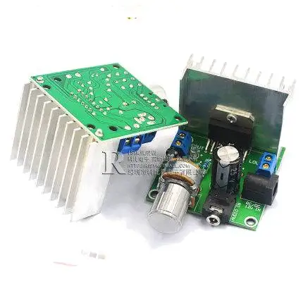 Fever TDA7297 стерео 12 В Плата усилителя утолщенная теплоотвод без шума плата 15 Вт