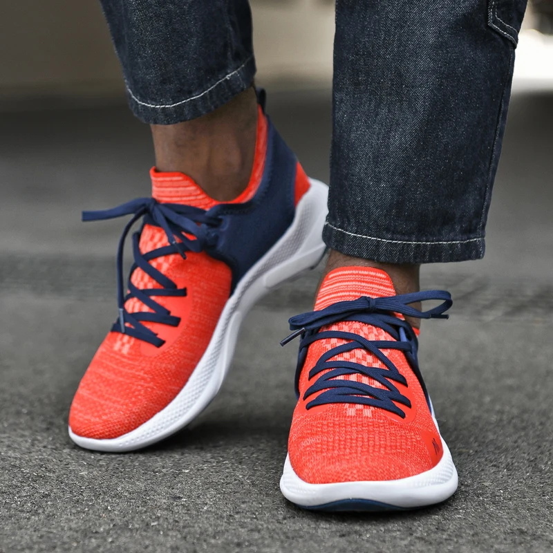 

2020 new ultralight breathable shoes men's summer comfortable men's sports shoes adult men's running training shoes