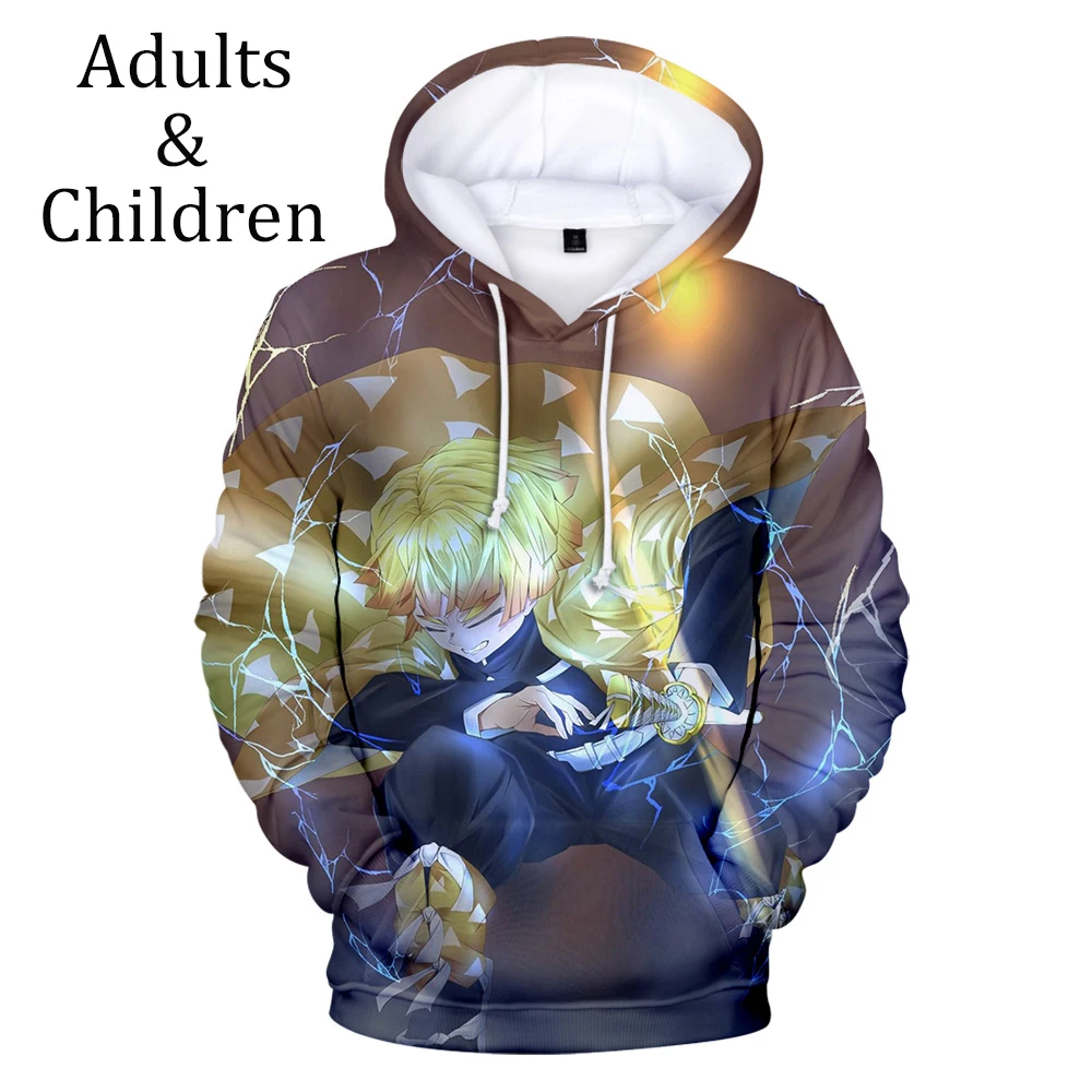 Модные толстовки с 3D принтом Призрак клинок Осенняя Толстовка для мужчин и