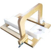 wooden acrylic soap cutting table handmade cold soap cutter diy soap steel wire cutting home soap cutting knife soap machine
