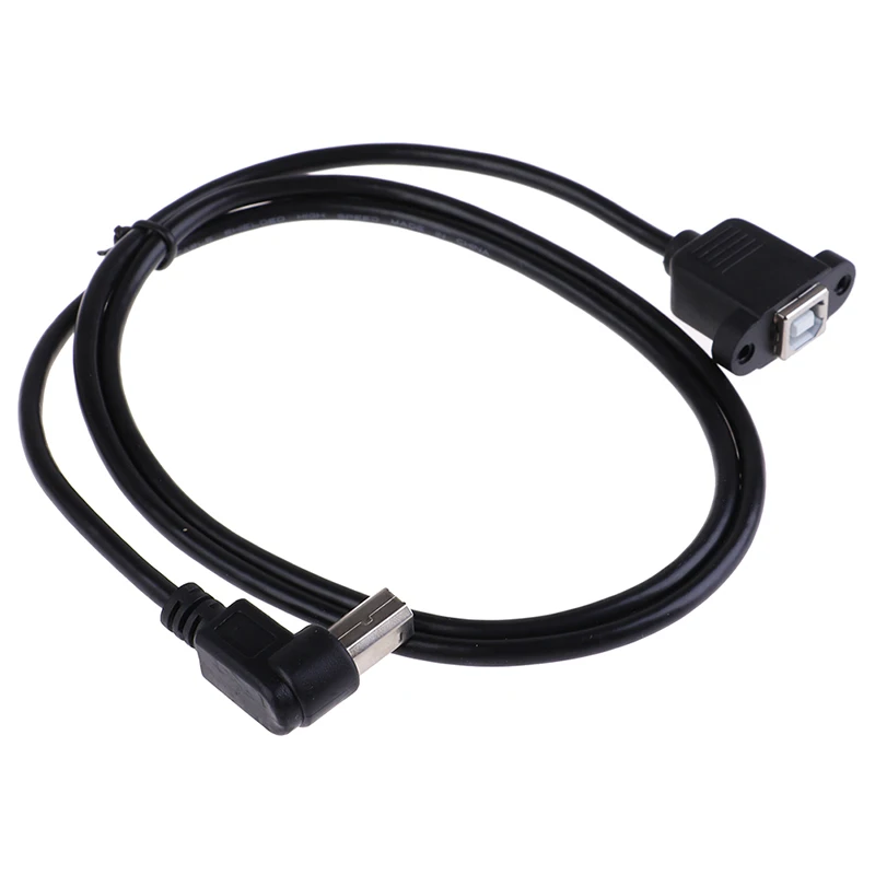 1 м/1 5 м под прямым углом usb type B папа к USB Женская панель принтера крепление