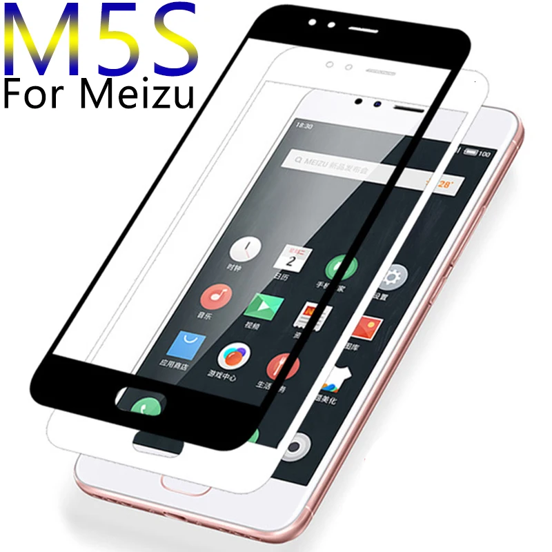 Защитный стеклянный чехол для Meizu Maisie m5s закаленное стекло на Meizy Maizu m5 m 5s 5 s