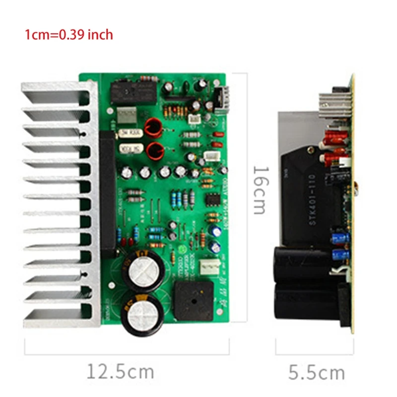 

DIY STK401 Amplifier Board 2.0 Channel Double High-Power AC Dual 24V-28V Thick Film Series Amplifier Board