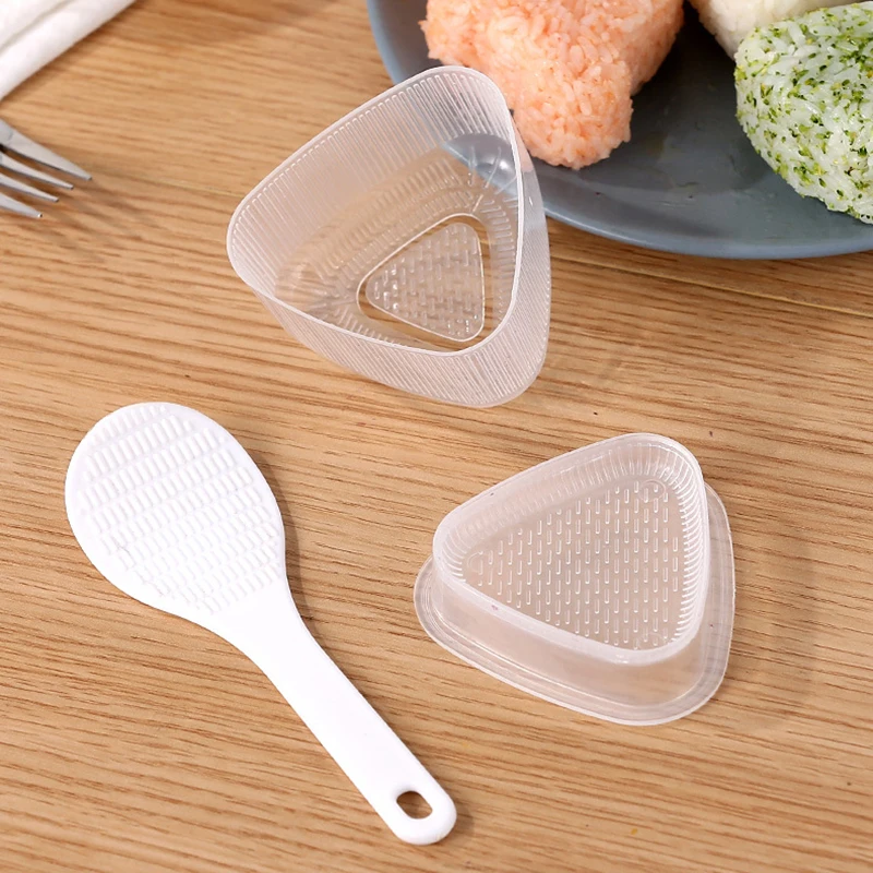 

1Pcs Sushi Mold Onigiri Rice Ball Food Press Triangular Sushi Maker Mold Japanese Bento Kitchen Gadget Sets Japanese Food