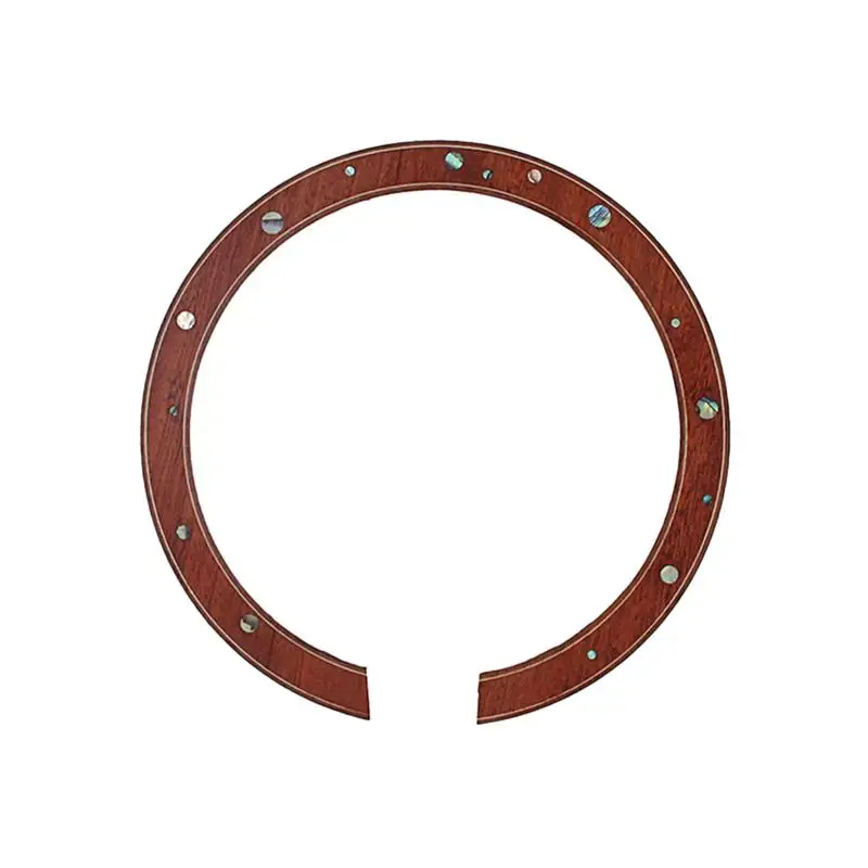 1 шт. Soundhole розетка деревянная коричневая оболочка инкрустация прочная GXB25