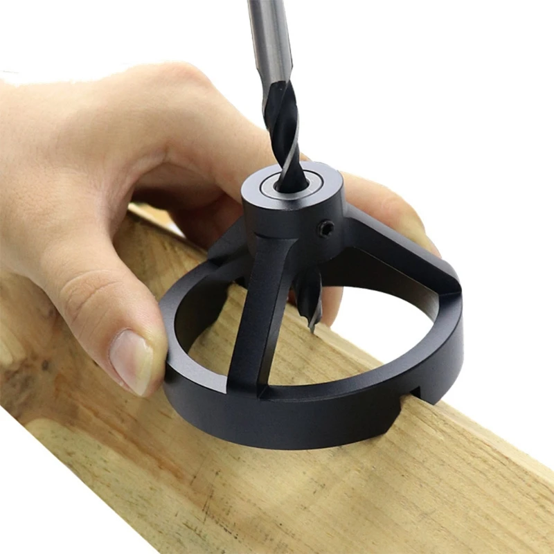 

Aluminum Alloy Woodworking Tools Set Woodworking Vertical Punch 6/7/8/9/10mm Pocket Hole Jig Positioning Woodworking