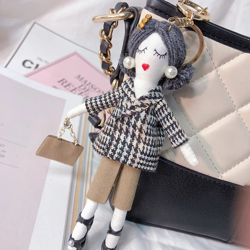 Роскошный модный женский брелок ручной работы из натурального меха норки Сумка с