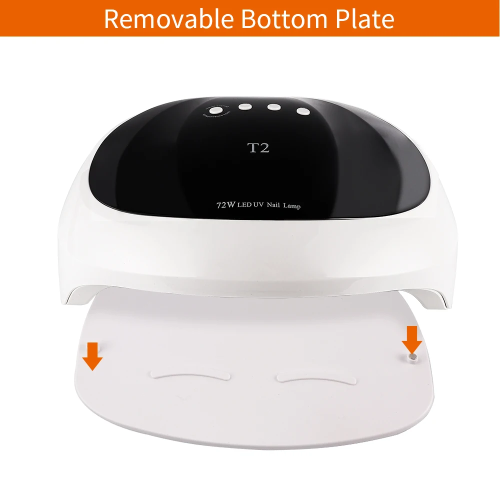 

72W 36 LED Lights Nail UV Lamp 2Hand Big Nail Dryer Large Space Gel Polish Dryer Use For Feet Smart Timer LED Lamp Nail Art Tool